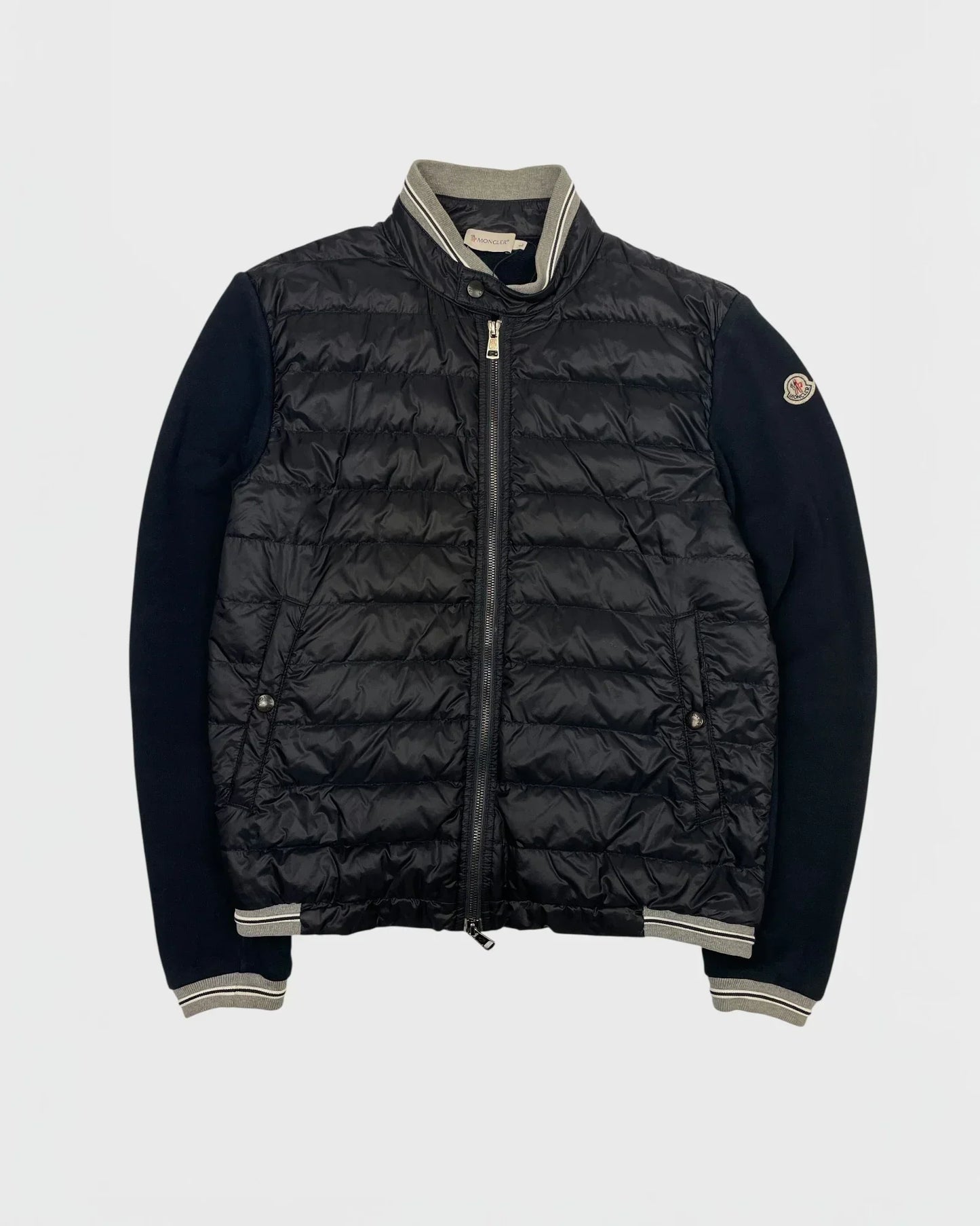 Moncler bi-matière doudoune