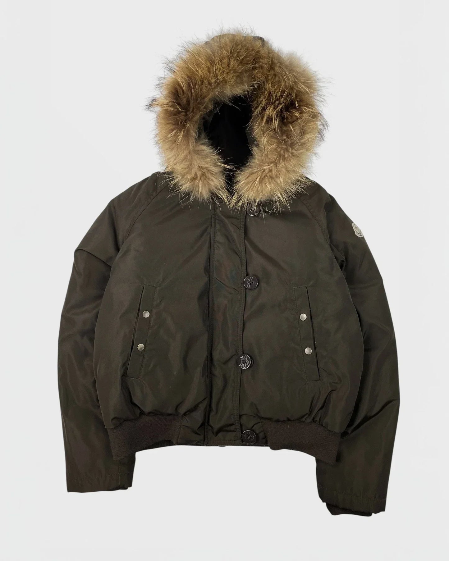 Moncler doudoune fourrure femme