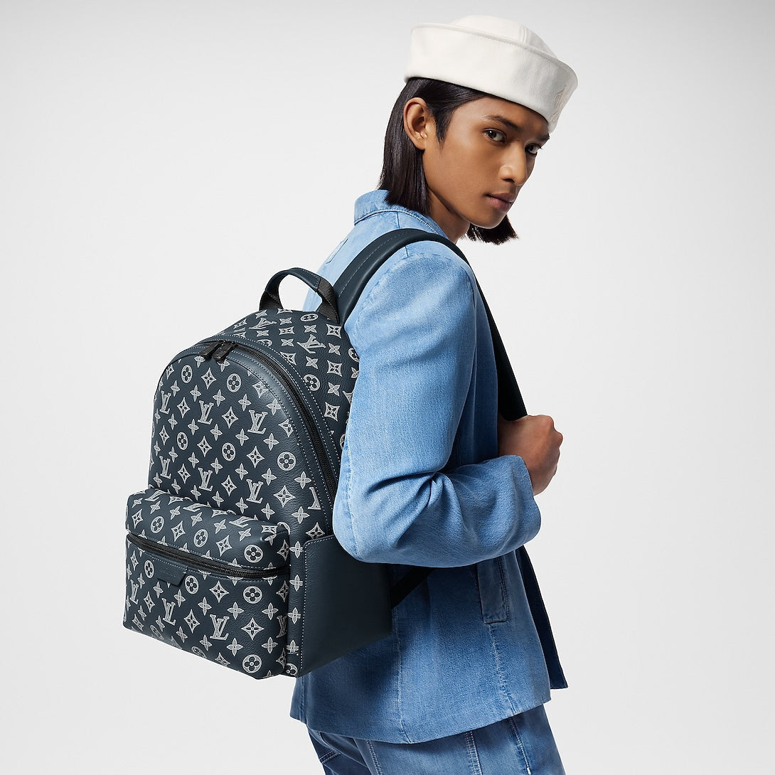 Sac Ă dos Discovery PM Monogram Shadow Navy