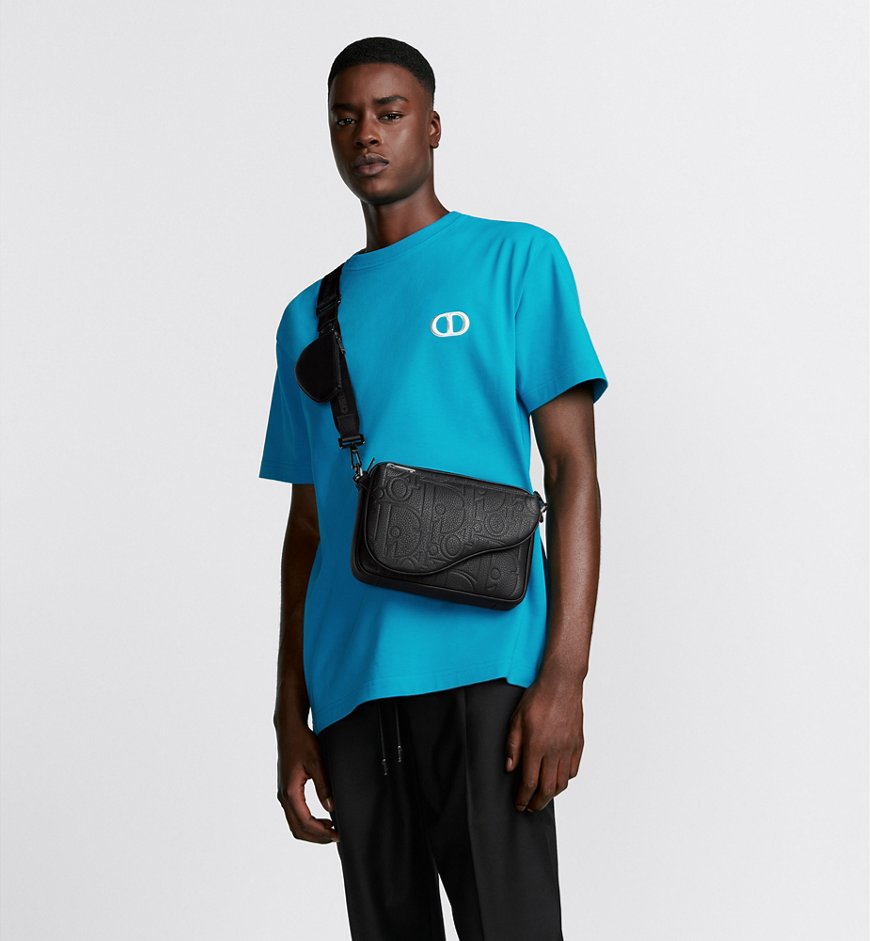 Triple Pouch Saddle Cuir