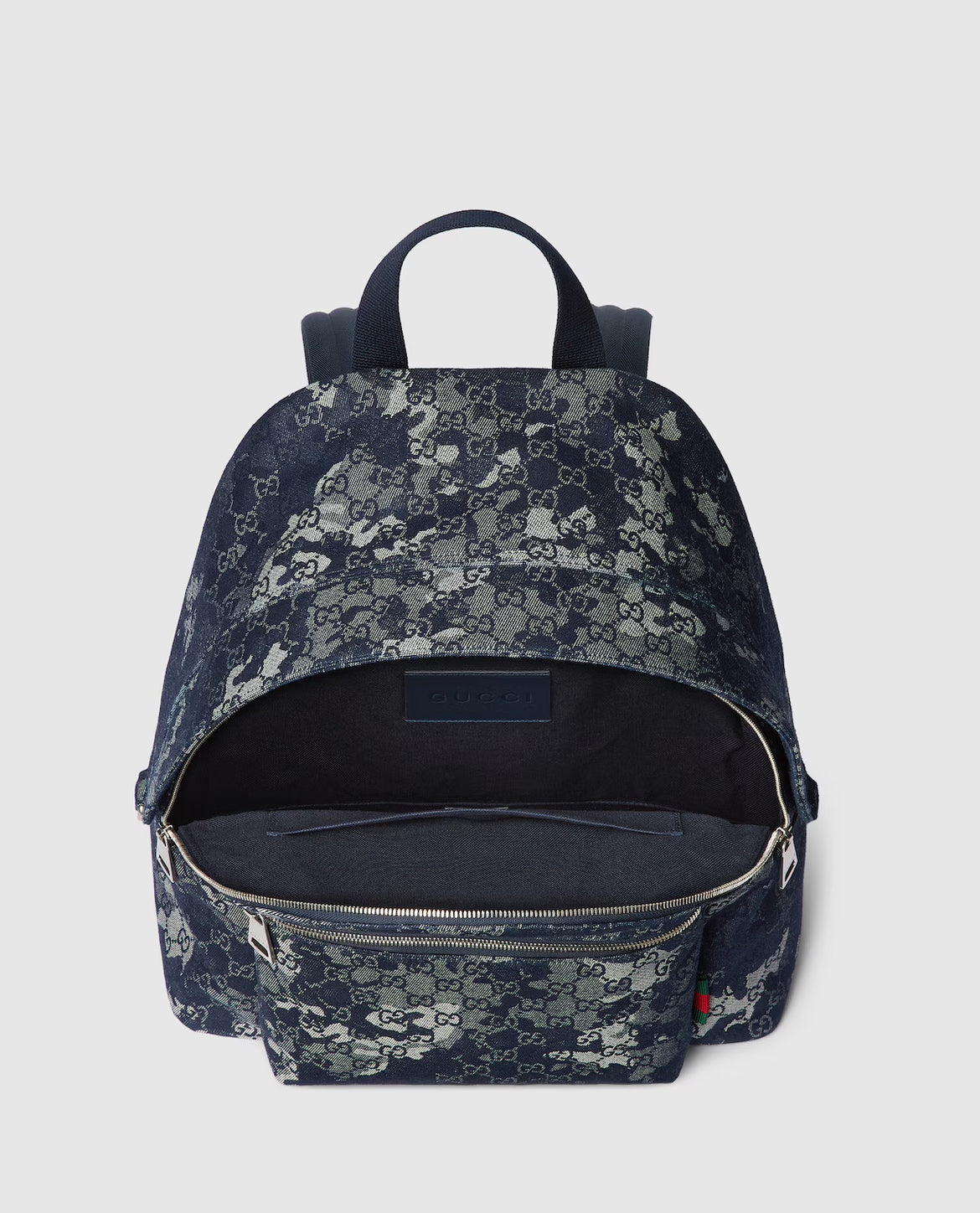 Sac Ă dos en denim GG grand format