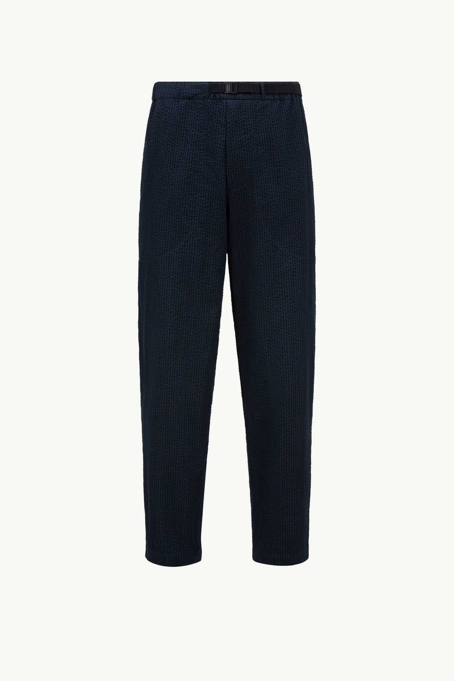 PANTALON CEINTURÉ EN SEERSUCKER
