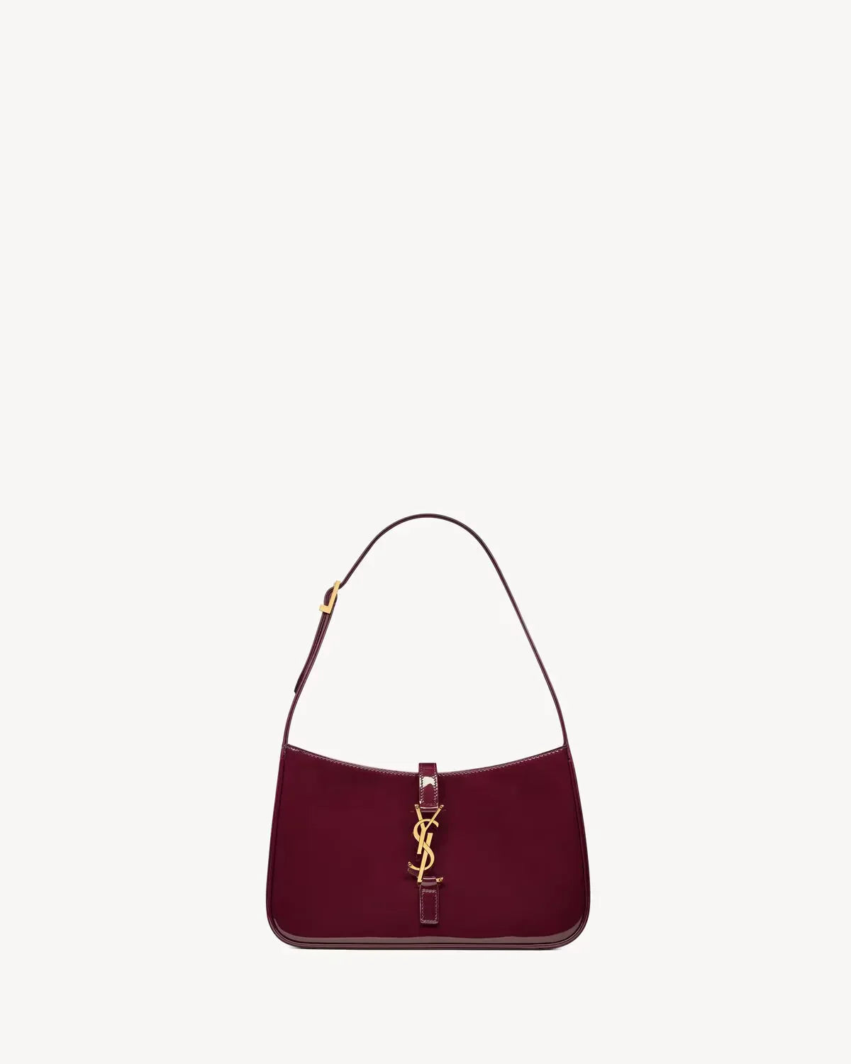 YSL - le 5 Ă  7 en cuir verni Red