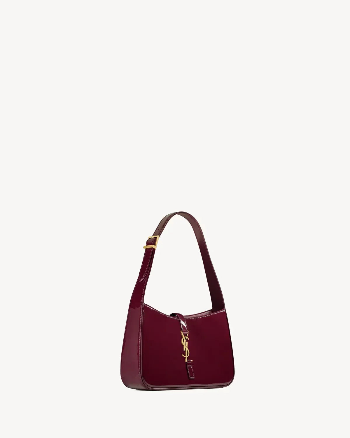 YSL - le 5 Ă  7 en cuir verni Red