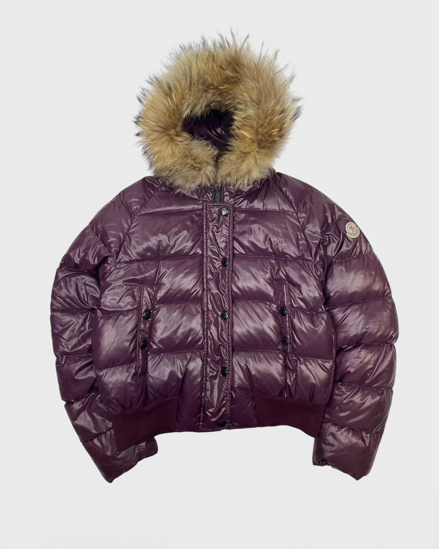 Moncler doudoune capuche à fourrure