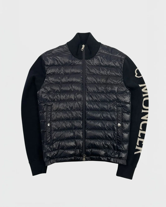 Moncler veste bi-matière cardigan