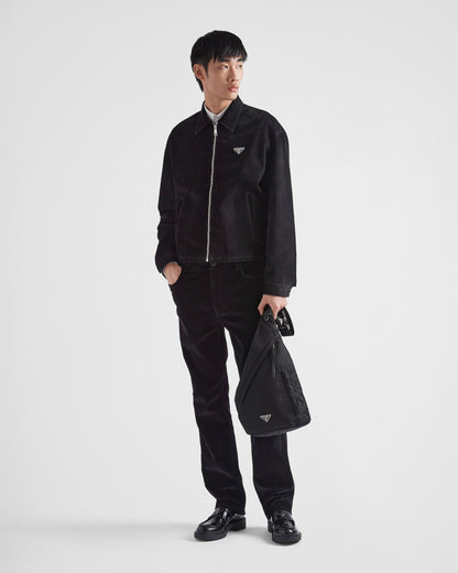 Sac à dos en Re-Nylon et cuir