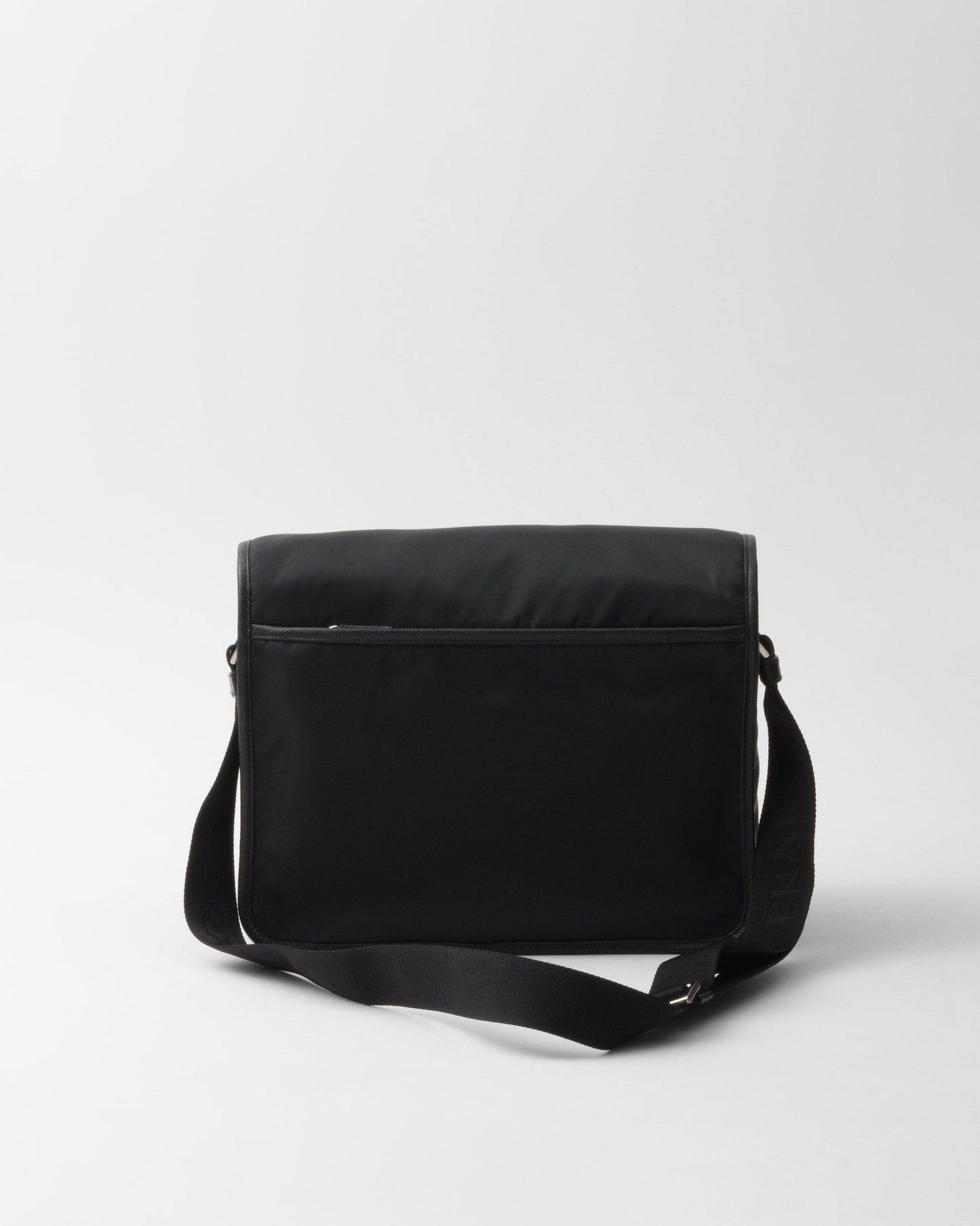 Sac porté épaule en Re-Nylon et cuir Saffiano