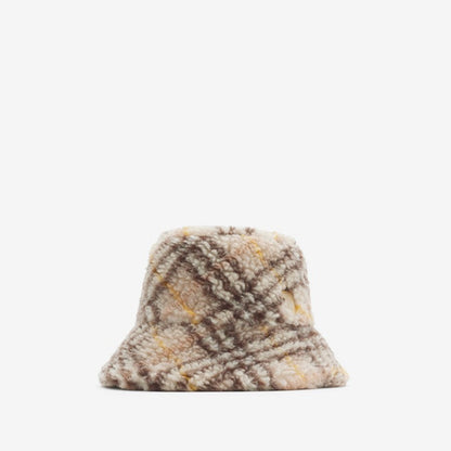 Bob en molleton Check Argil