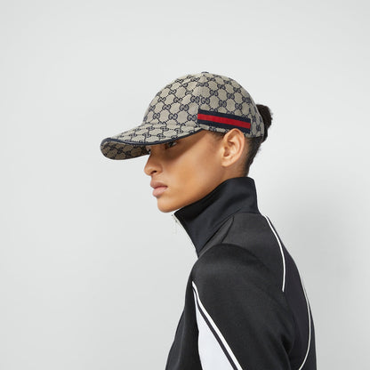 CASQUETTE EN TOILE ORIGINAL GG AVEC BANDE WEB