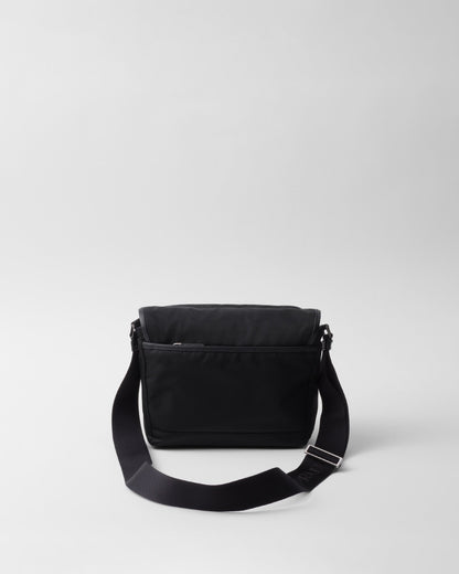 Sac porté épaule en Re-Nylon et cuir Saffiano