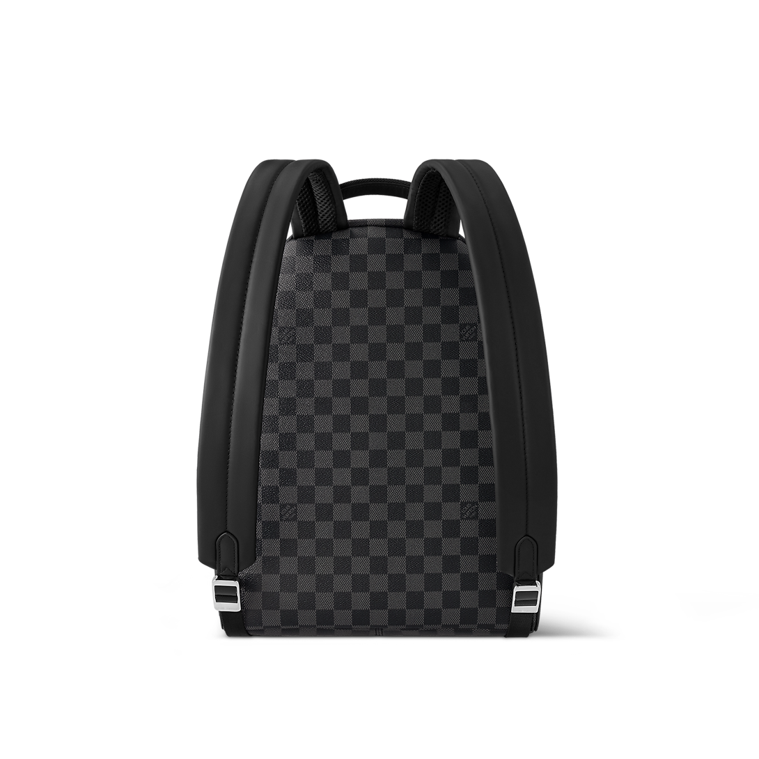 Sac à dos Discovery PM Toile Damier Graphite Noir