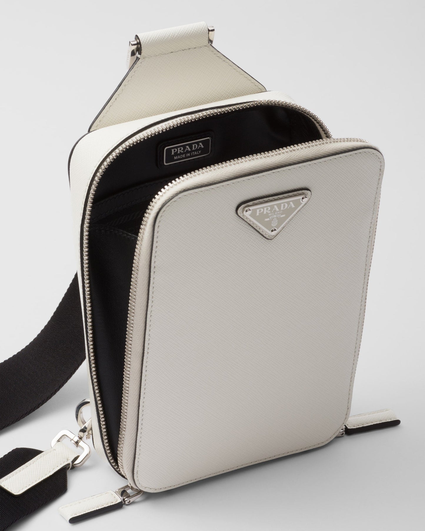 Sac Prada Brique en cuir Saffiano