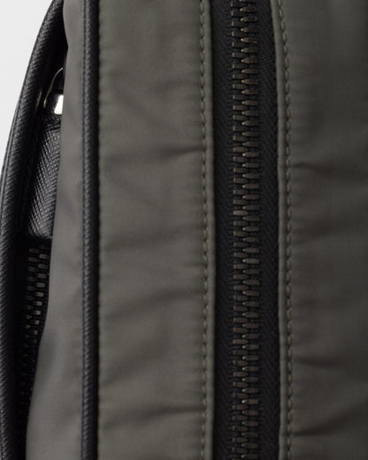 Sac porté épaule en Re-Nylon et Saffiano