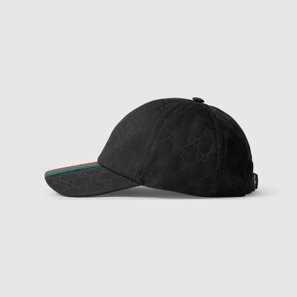CASQUETTE DE BASE-BALL EN TOILE GG D'ORIGINE NOIR