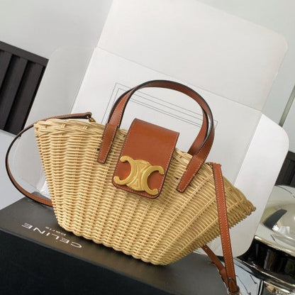 C­eli­ne - Classic Panier Teen Couffin Wicker Natural