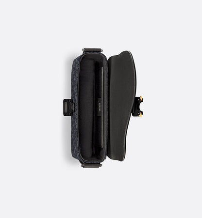 Sac Messenger à rabat Saddle Small Noir