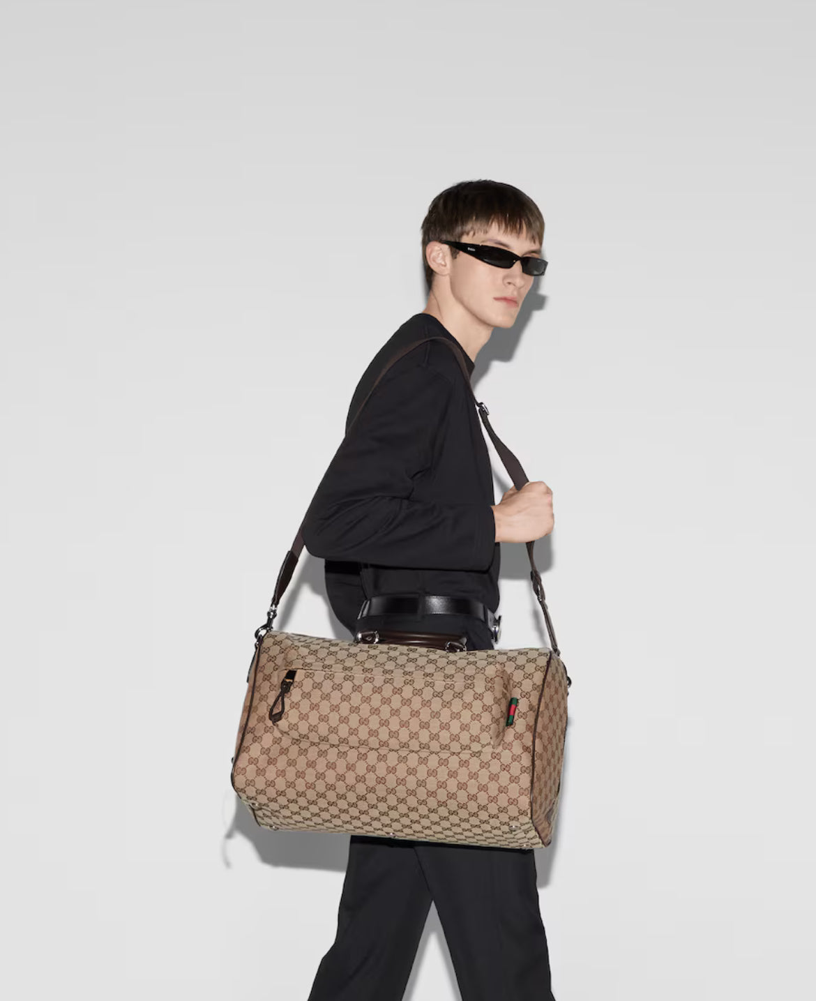 Sac de voyage en toile GG moyen format