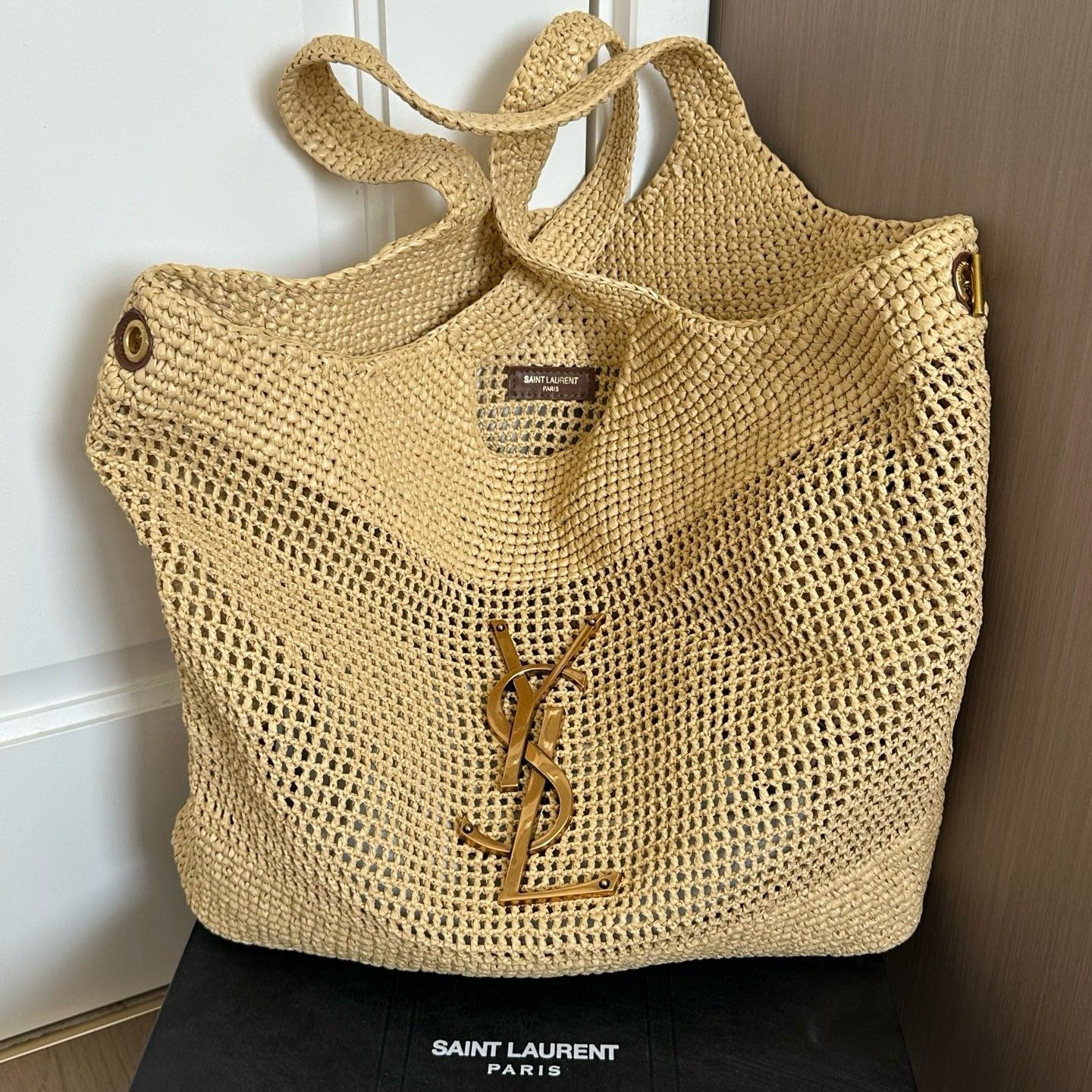 YSL - CARE IN RAFFIA