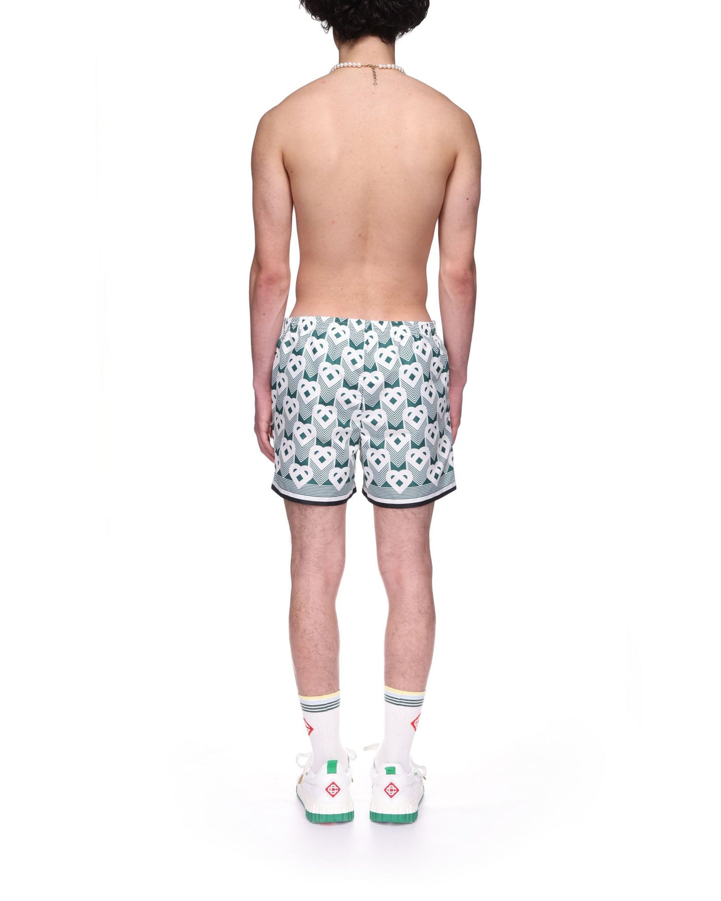 Heart Monogram Swim Trunks