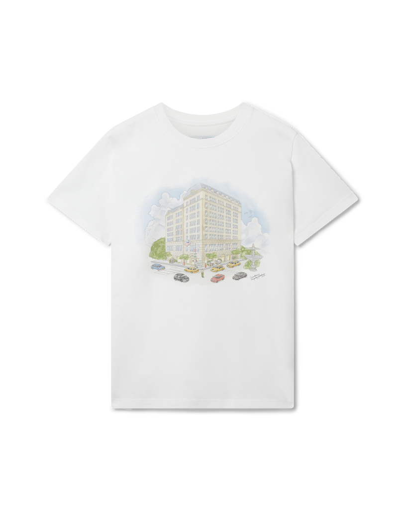 White Fifth Avenue T-Shirt