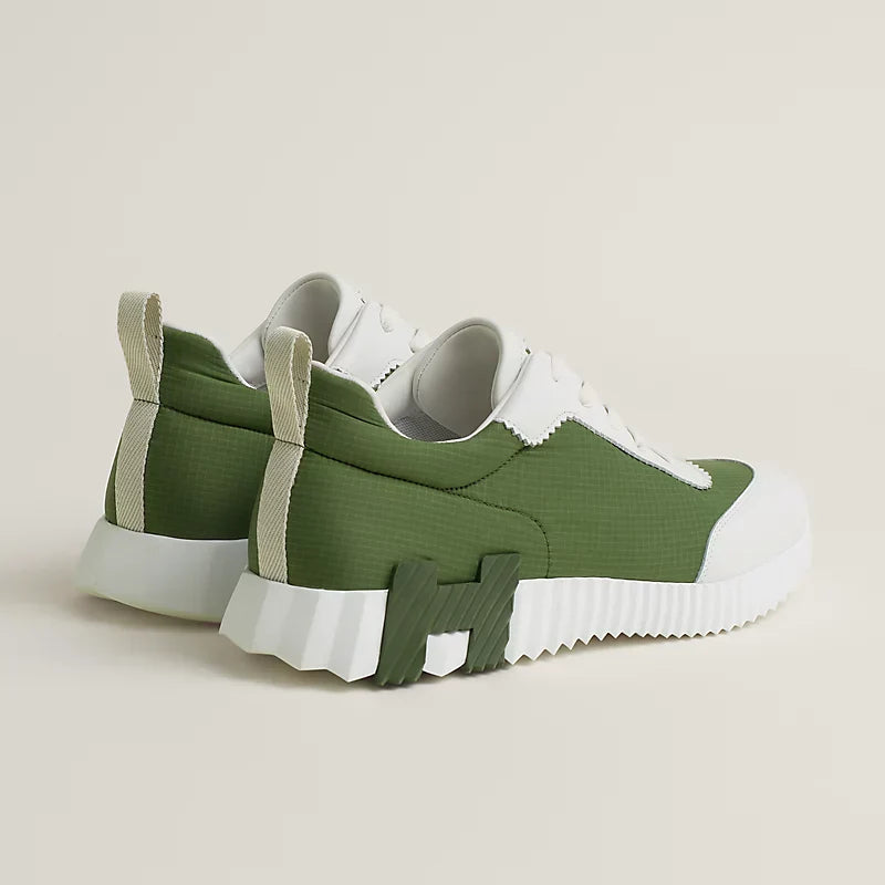 Sneakers Hermès matcha / blanc